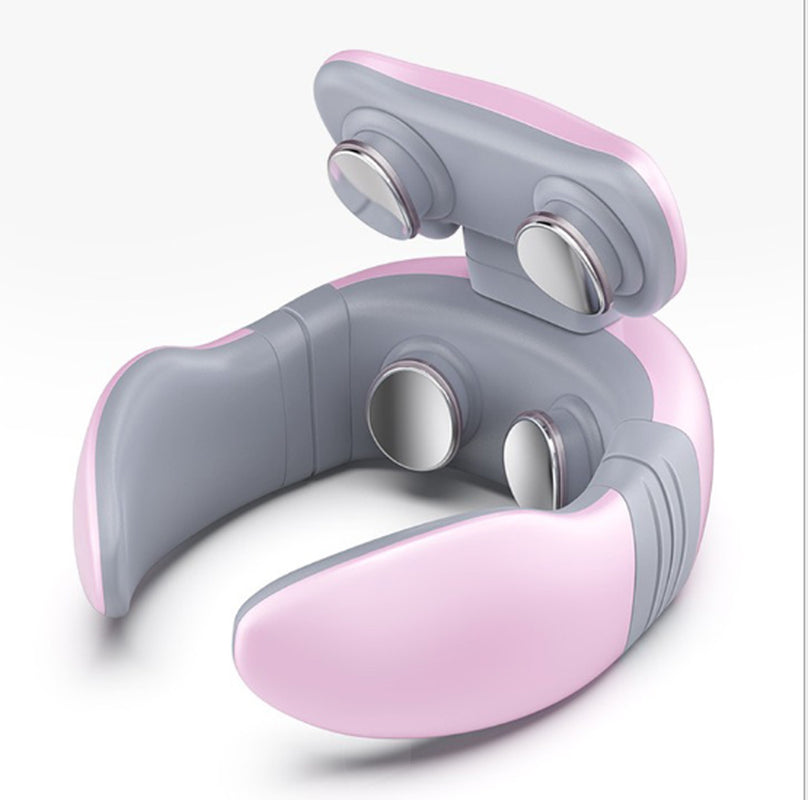 Revitalize Your Body with the Smart Electric Pulse Back and Neck Massager – 4 Heads for Ultimate Pain Relief and Relaxation