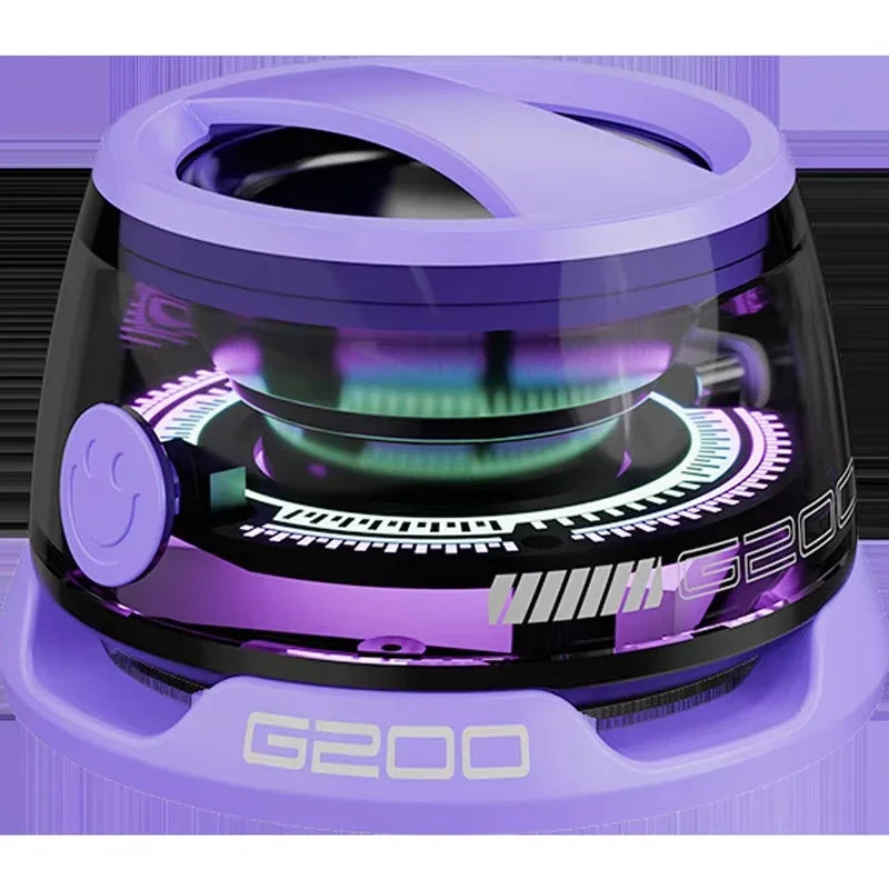 Portable Bluetooth Speaker HECATE G200 RGB Lighting Magnetic Speaker BT5.3 Mini Sound Box 7 Hours Playback Phone Holder