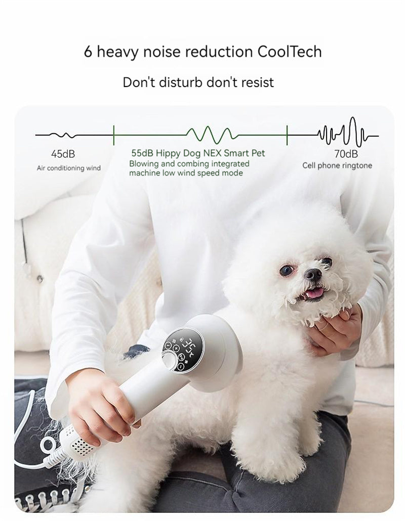 Revolutionary Smart Pet Hair Dryer & Comb