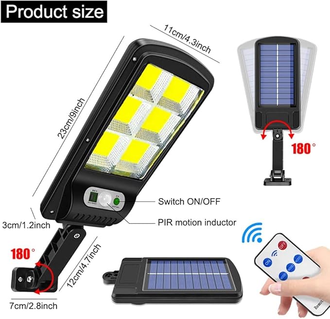 Solar Motion Sensor Outdoor Lights