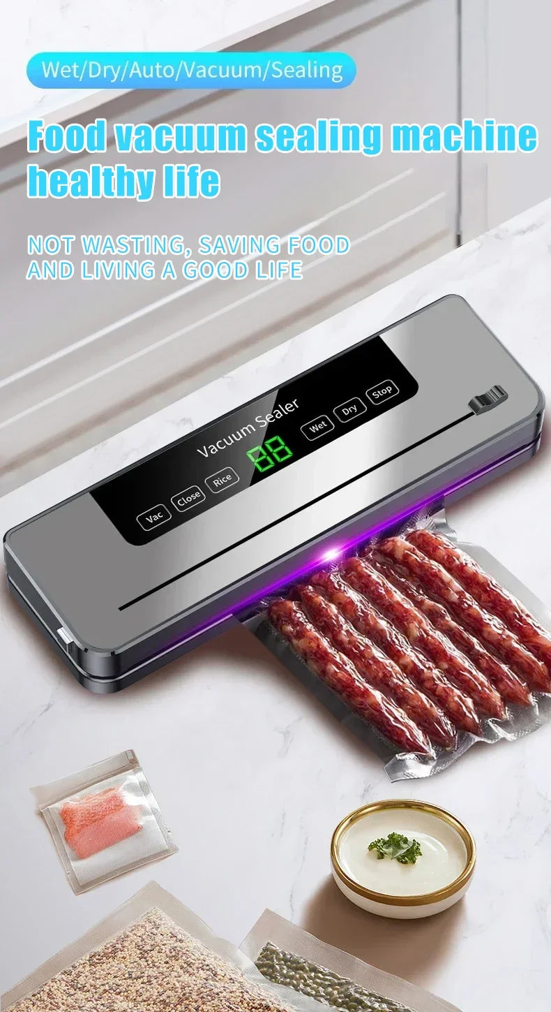 Electric Vacuum Sealer Machine with Cutter