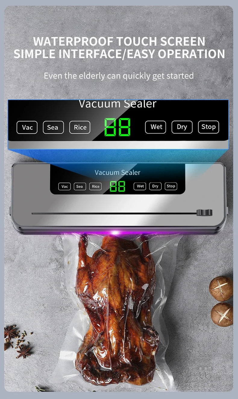 Electric Vacuum Sealer Machine with Cutter