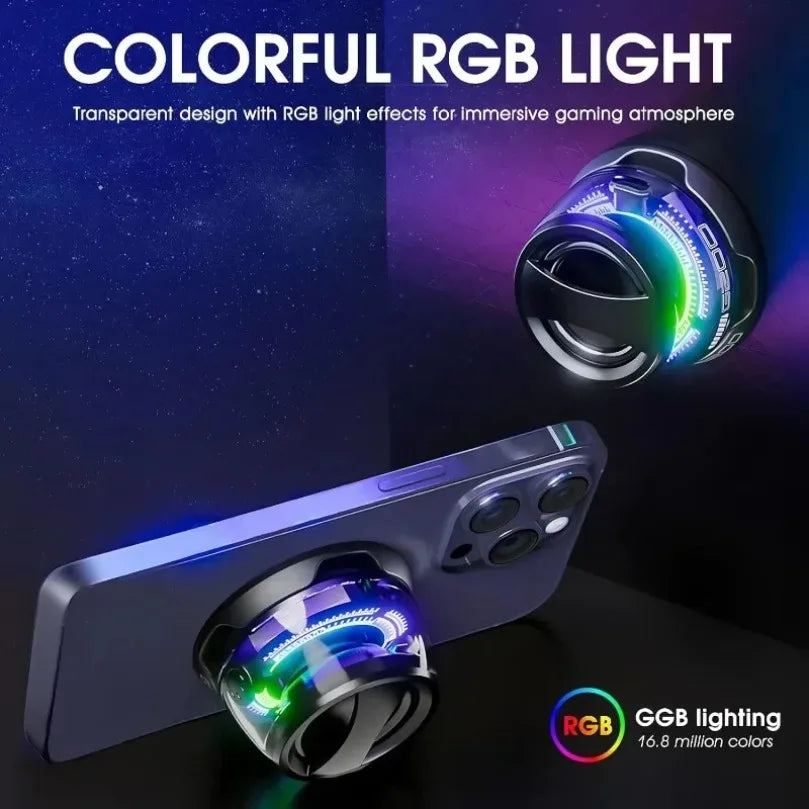 Portable Bluetooth Speaker HECATE G200 RGB Lighting Magnetic Speaker BT5.3 Mini Sound Box 7 Hours Playback Phone Holder
