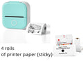 Portable Mini Thermal Label Printer Home Photo Printer Student Wrong Question Printer Bluetooth-Compatible Mini Label Printer Price Tag